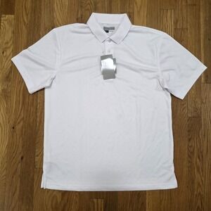 PGA Tour Airflux Stretch Activewear‎ Golf Polo Bright White